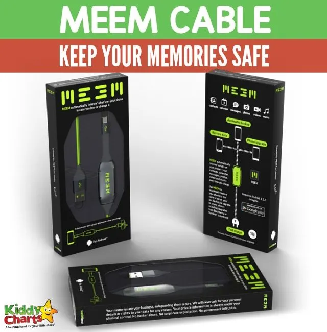 MEEM cable; the easiest way to keep your memories safe