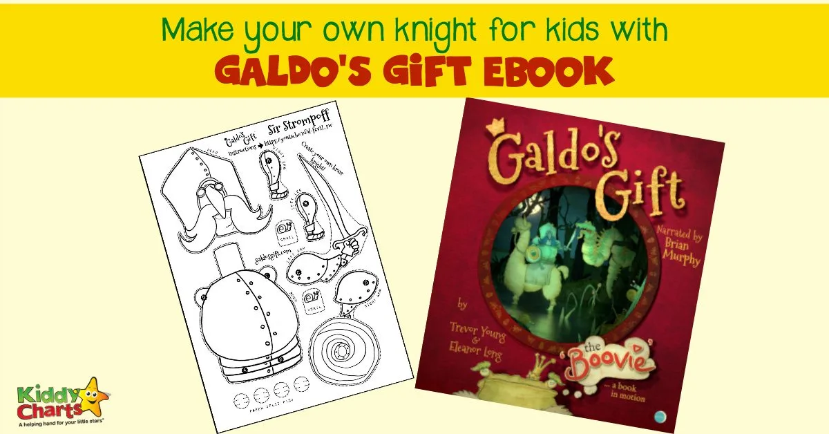 Knight for Kids is a wonderful character you can meet in Galdo's Gift ebook. Read the book and enjoy the craft: Make your own knight for kids