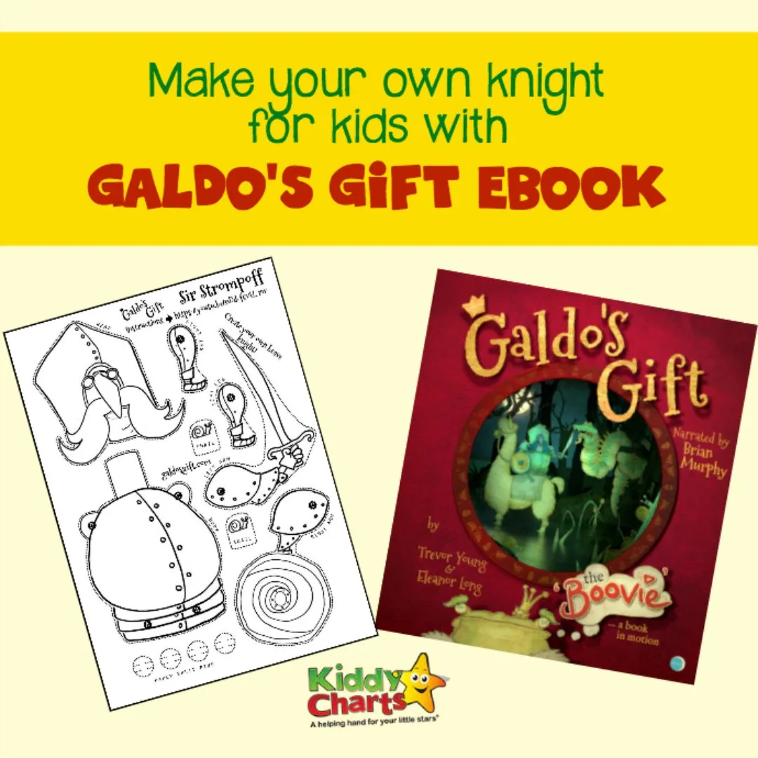 Knight for Kids is a wonderful character you can meet in Galdos Gift ebook. Read the book and enjoy the craft: Make your own knight for kids