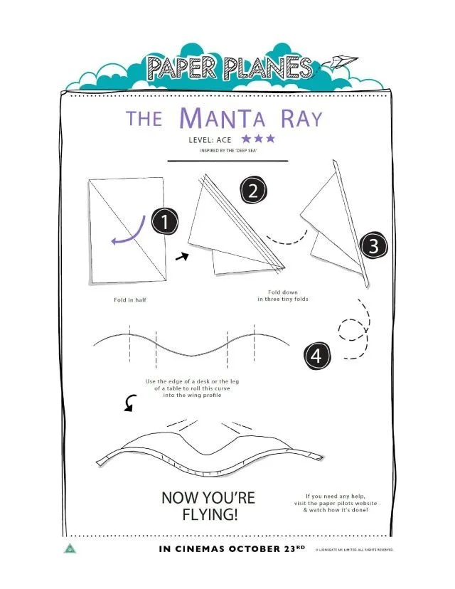 The Manta Ray printable tutorial