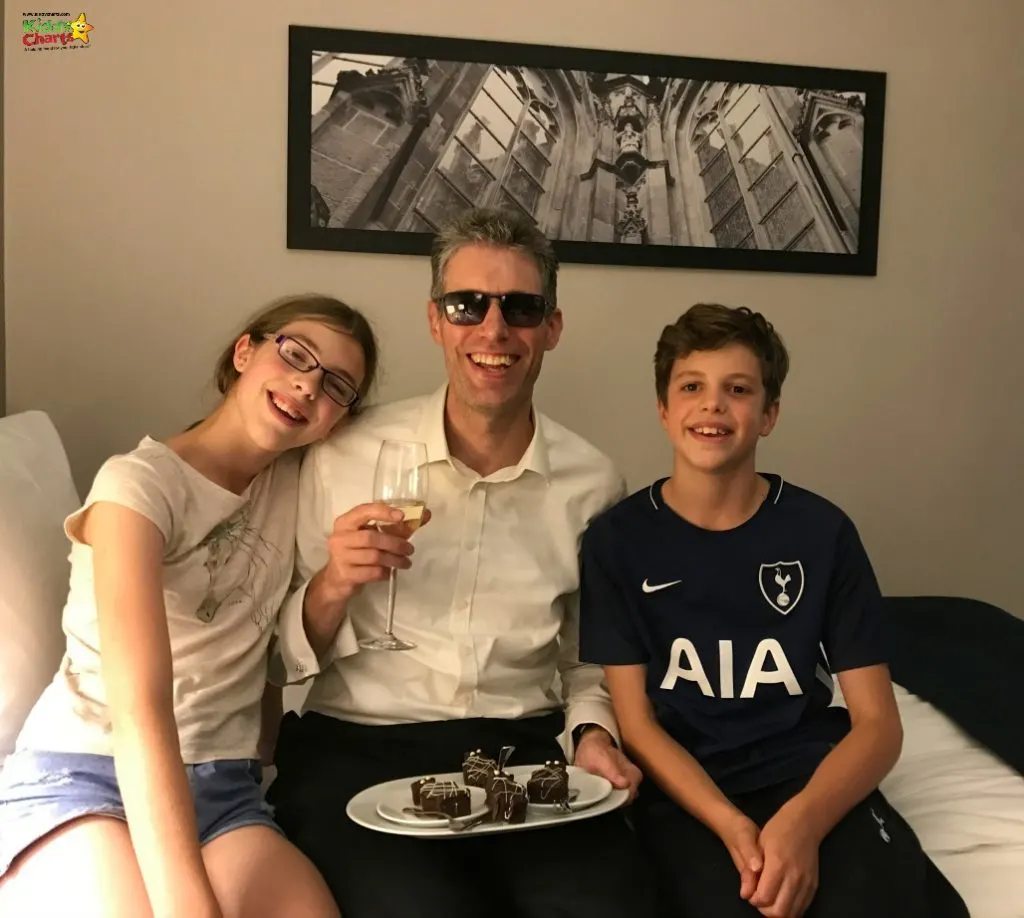 Movenpick Den Bosch was a perfect place to celebrate a birthday; new sunglass and the kids - what more could a father ask for?