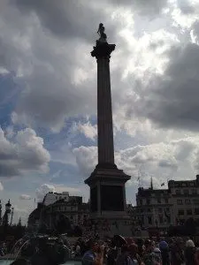 London with Kids: Nelson's Column