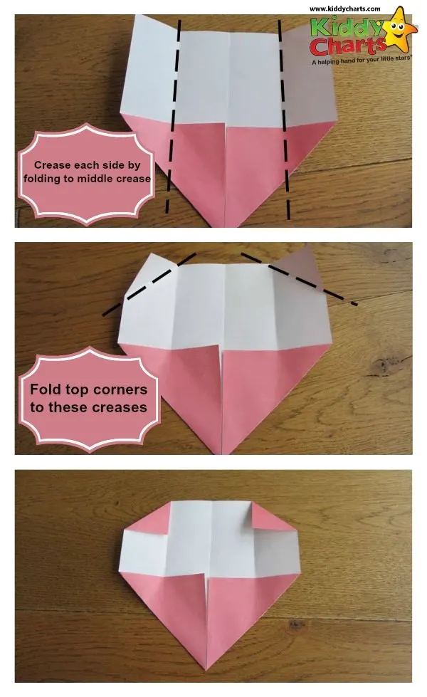 Origami valentine: next steps