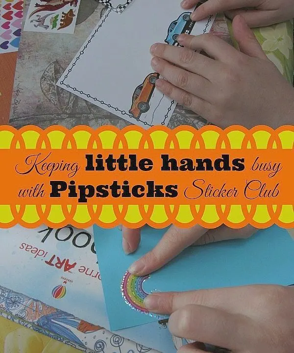 Have you ever heard of sticker clubs for kids? Neither had we until we found out about Pipsticks...monthly stickers for keeping little hands busy and having fun!