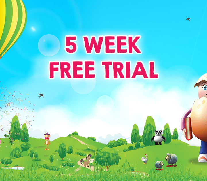 Reading Eggs is a great way for the kids to learn to read - and we've got a free trial for FIVE weeks for you - pop along an find out more!