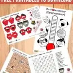 Red Nose Day Free Printable Activities for Comic Relief