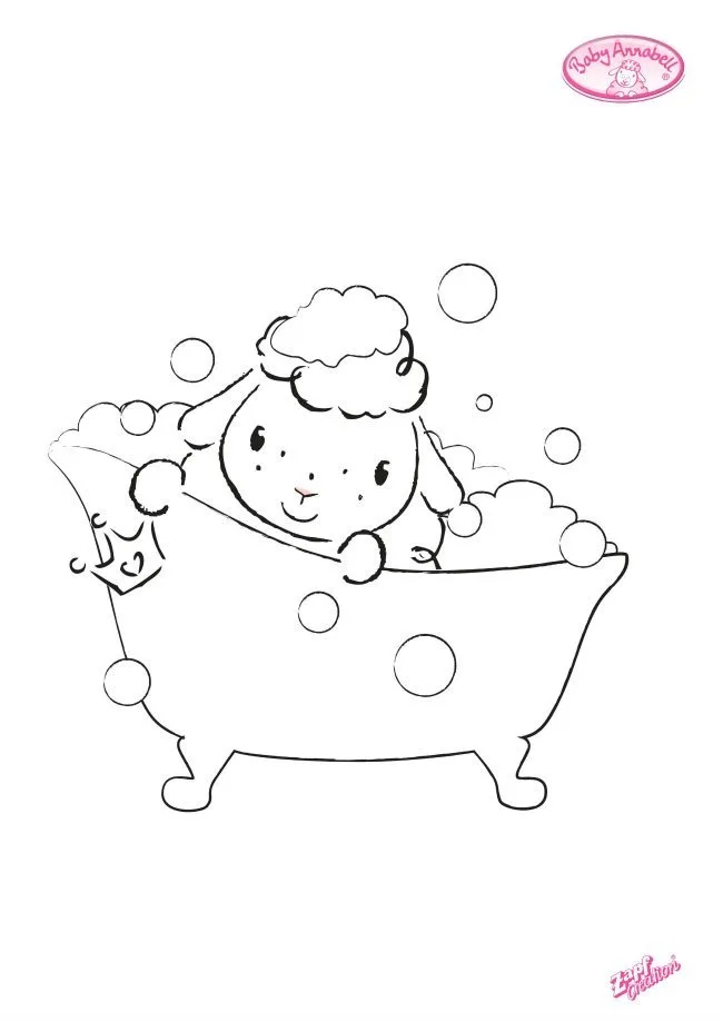 Sheep coloring page number 2