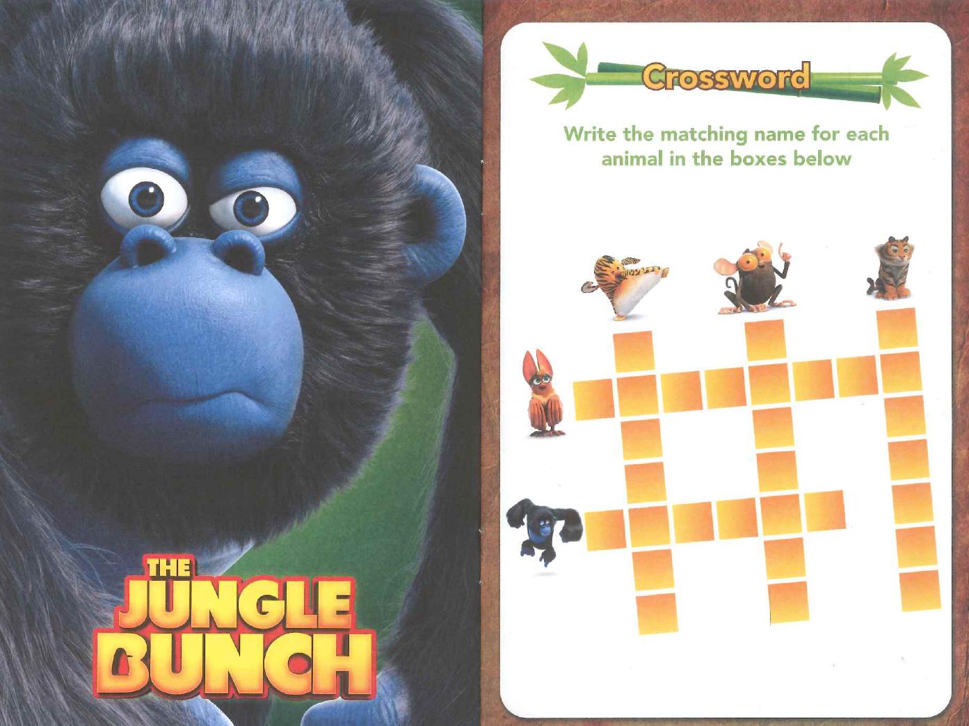 Jungle bunch activity sheet 2