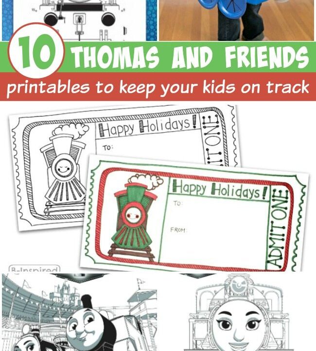Thomas and Friends printables to keep your kids on track