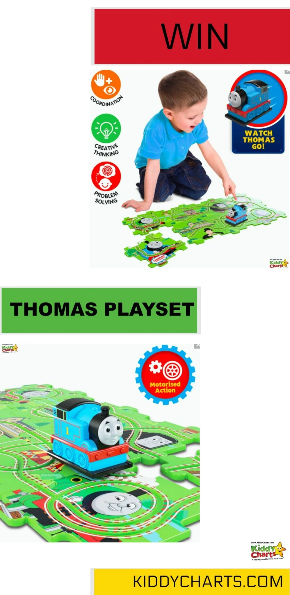 Win a gorgeous Thomas playset for your kids (Closes 24th May) #kids #giveaways #toys