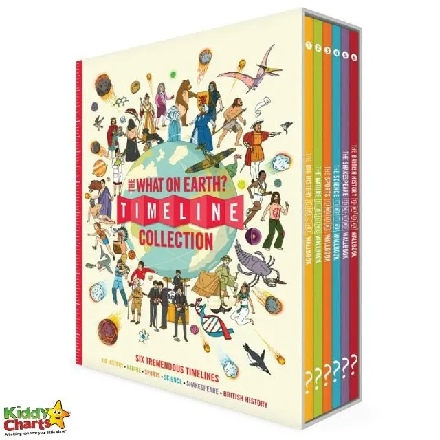 Win The What on Earth? Timeline Collection of books to educate your kids!