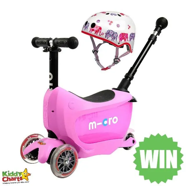 Win a Mini 2 Go Deluxe scooter for your toddler