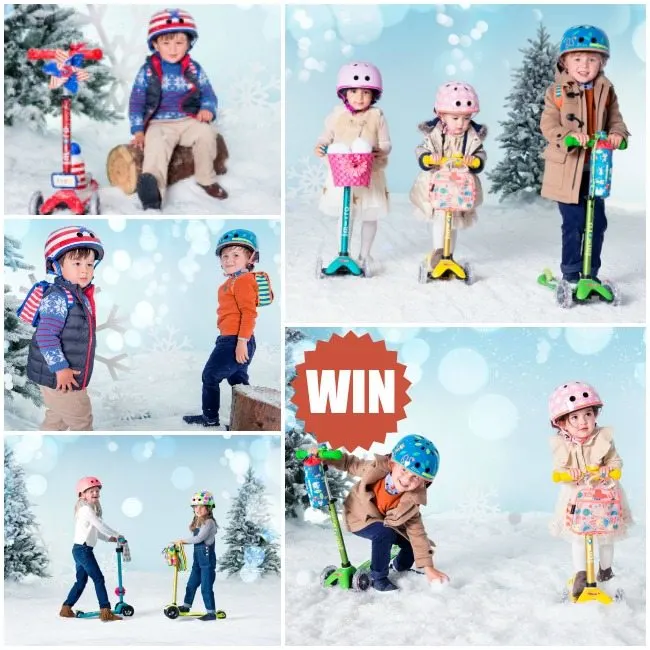 Win a set of Micro scooters for the whole family