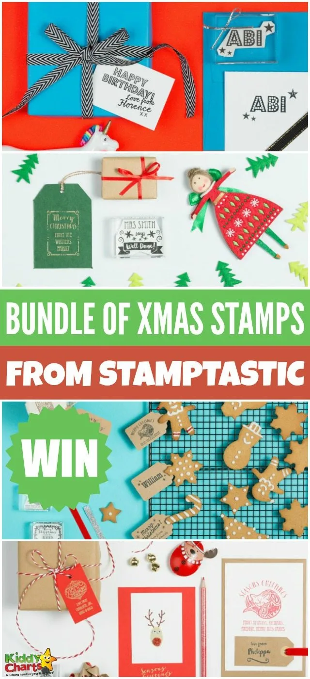 Win amazing bundle of Christmas stamps from Stamptastic for an easier Xmas! #giveaway #freestuff #winChristmasstamps 