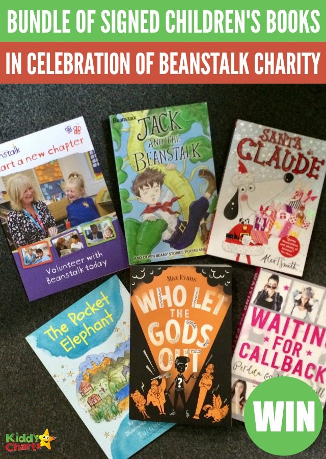 Win bundle of signed Children's Books in celebration of Beanstalk charity #KiddyChartsAdvent