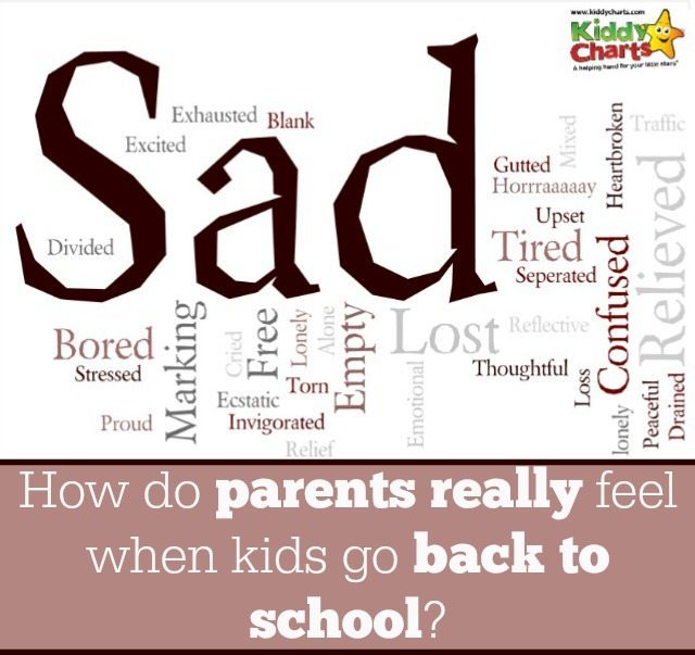 How do us parents really feel when the kids go back to school? We ask and you answered!
