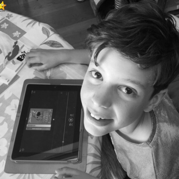 Bookbeat audiobooks made my reluctant reader smile - can't you see?