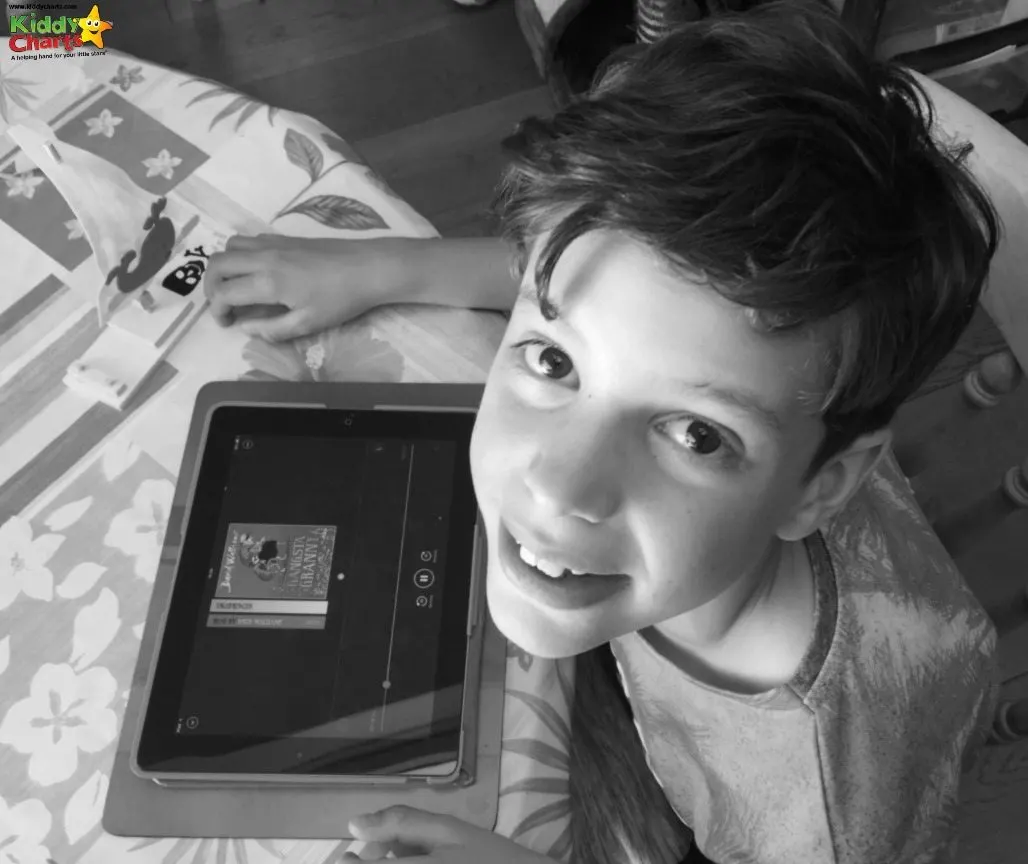 BookBeat audiobooks made my reluctant reader smile - can't you see?