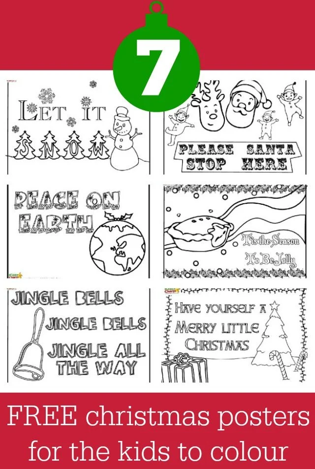 We have some more great Christmas ideas for you. This time some lovely traditional Christmas colouring phrases on posters for your children to try their hand at. Why not give them a go.