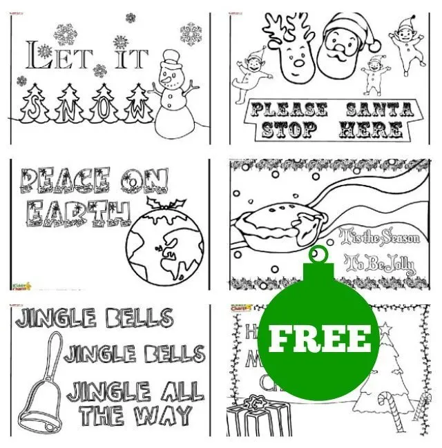 We have some lovely Christmas posters for you to use for the kids to colour in. A little Christmas colouring to keep them entertained perhaps while you cook?