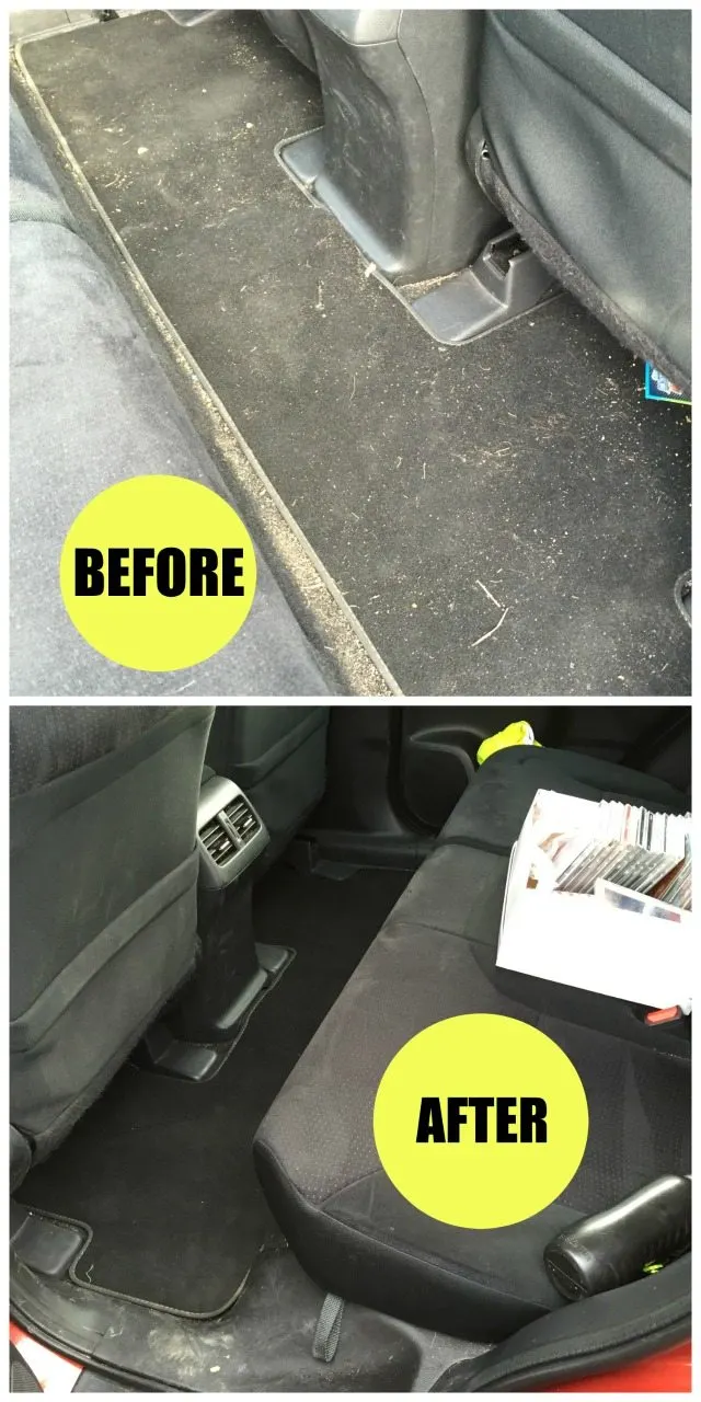 Cleaning the car when you have kids isn't a great thing to have to do. Our top tip is to get a handheld, and as you can see you could do a lot worse than the Dyson Total Clean. Check out the article for more thoughts.