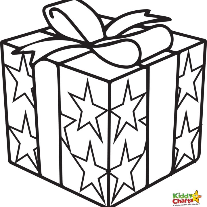 Present coloring pages