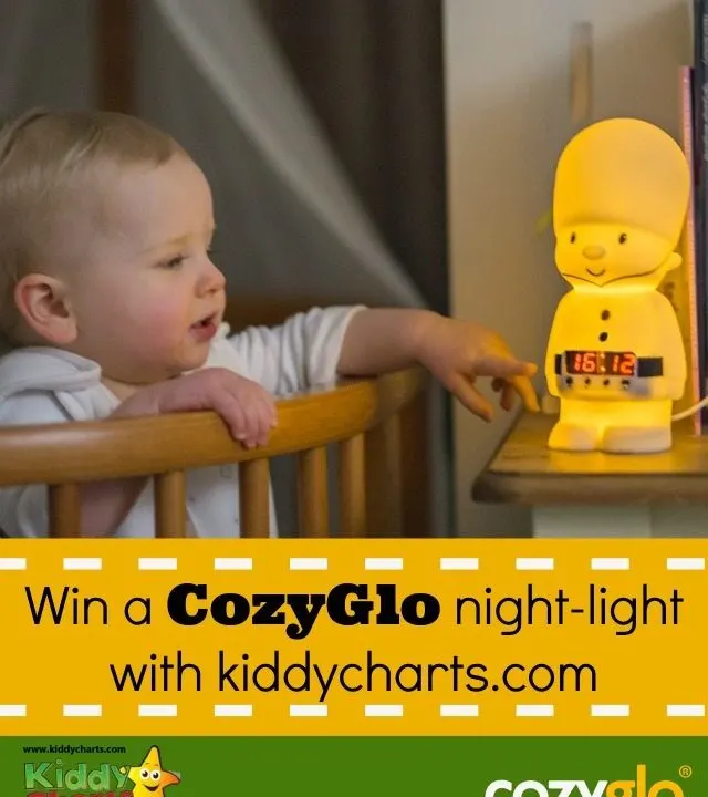 Kiddy Charts is offering a chance to win a CozyGlo night-light through their website.