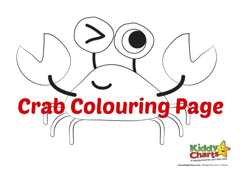 Download this crab colouring page to add to your crab collection