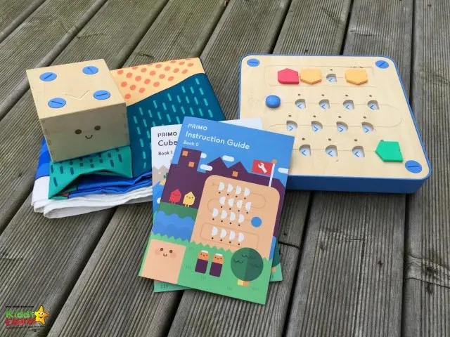 Cubetto allows coding without a screen for younger children - and you do get a lot of stuff with it as well.