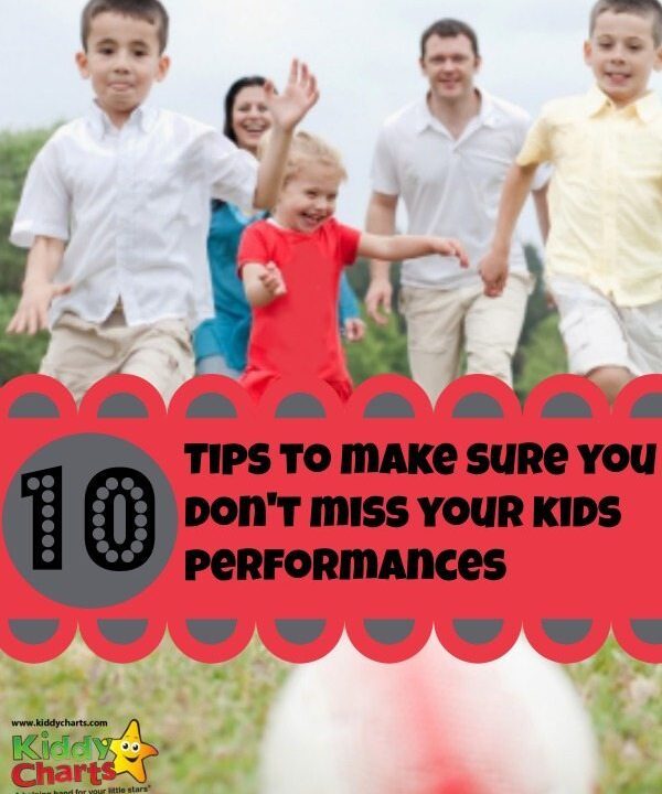 Tips to make sure you don't miss your kids performances - some of these may be deliberately cheeky *who me*?