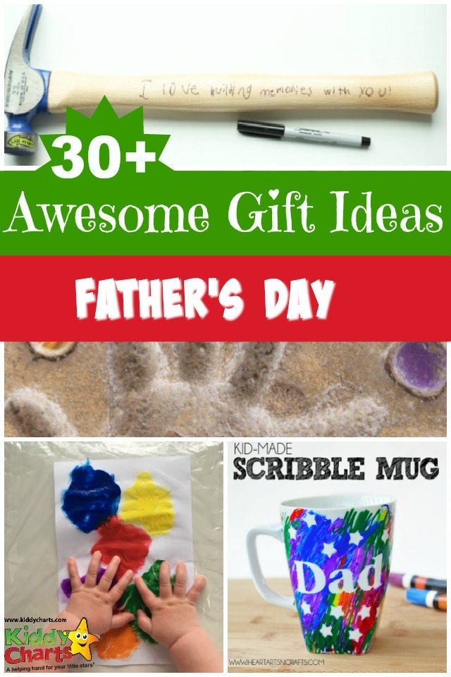 Over 30 fathers day gift ideas from KiddyCharts. Be sure to make one of these great crafts for your LOs Dad. 