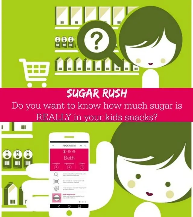 Do you know how much sugar is in your kids snacks? Are you picking the right kids snack in the supermarket isle? Use Food Maestro to find out!