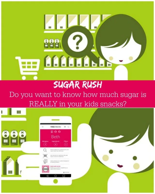 Do you know the sugar content in your kids snacks? Are you picking the right kids snack in the supermarket isle? Use Food Maestro to find out!