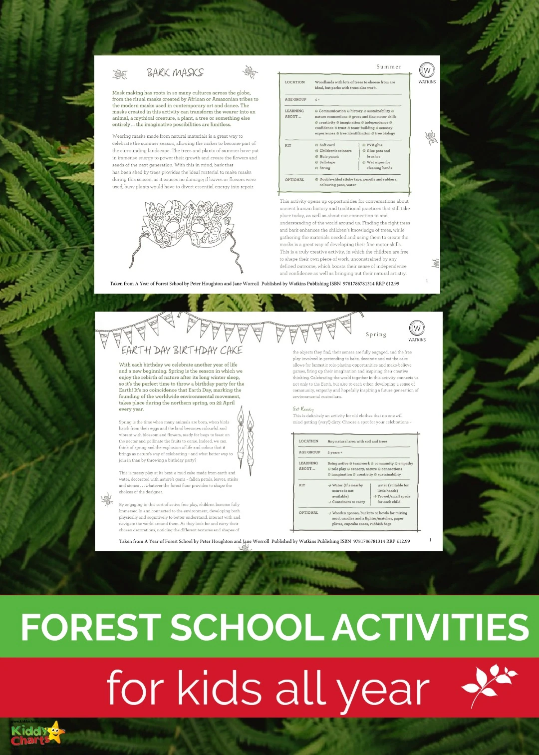 Seasonal forest school activities for you and the kids; so you don't have to have the sun shining to have fun in the forest! #kids #activities #nature #outdoors