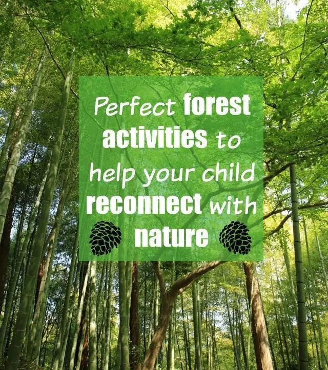 Forest school is a brilliant way for kids to connect with nature. We have four amazing activities; mud faces, bats and moths, magic wands and a nature scavenger hunt too. Great forest school fun.