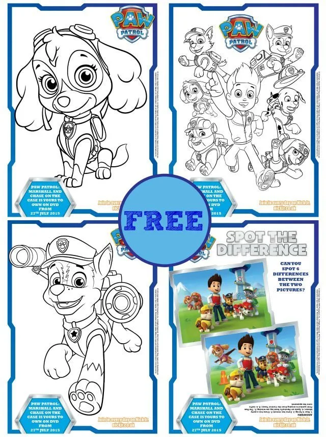 Zuma Paw Patrol Coloring Pages Printable for Free Download