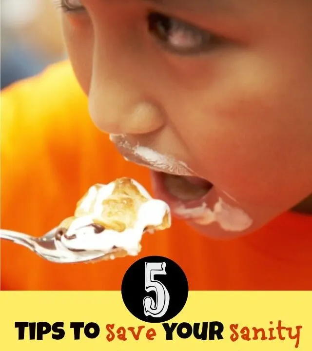 Do you have a fussy eater in the house? Here are five tips for saving your sanity when trying to get rid of those habits. And if all else fails - at least you know you aren't alone with having a kid that isn't happy about eating whatever you put in front of them!