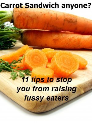 Fussy eating children: Carrot sandwich anyone?