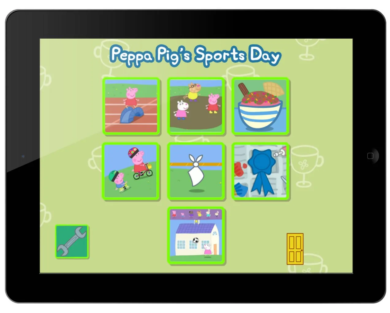 Peppa Pig Sport Day Menu
