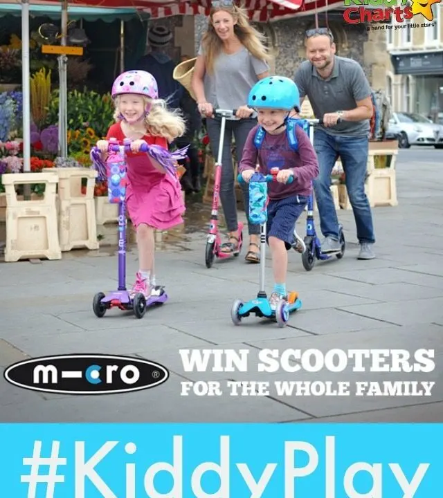Win scooters for the whole family AND give 50p per entry to The Kids Company as well! Closes 28th January,, and all u need to do is share your kids play photos to enter :-D