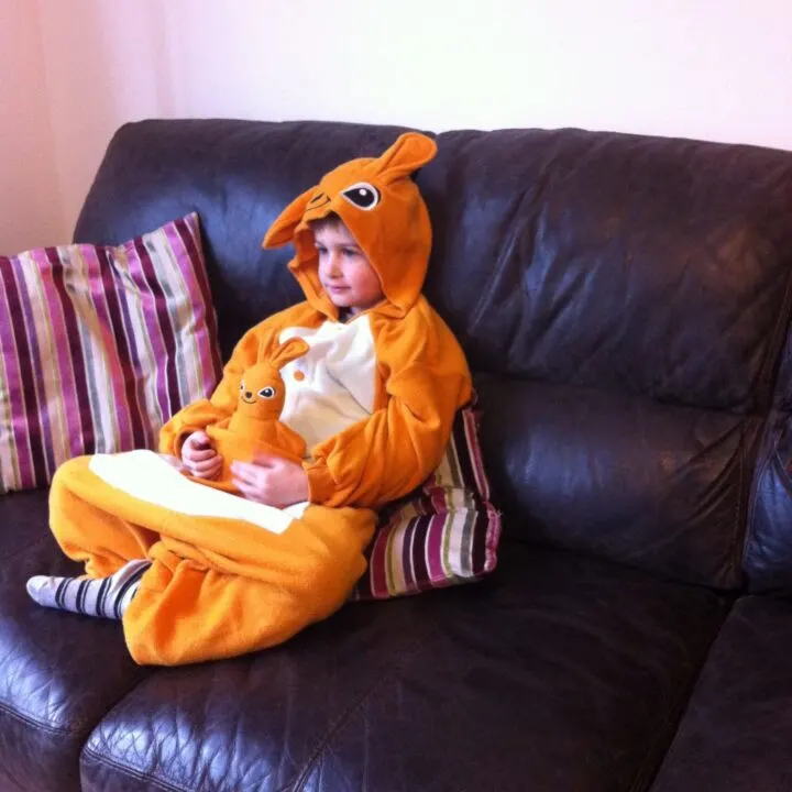 Kids onesies - sitting and chilling!