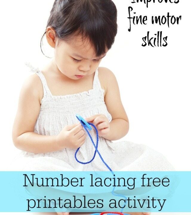 Wwe all know that lacing can help with fine motor skills - well here are some great lacing cards that also help with maths too - both sequencing and recognition!