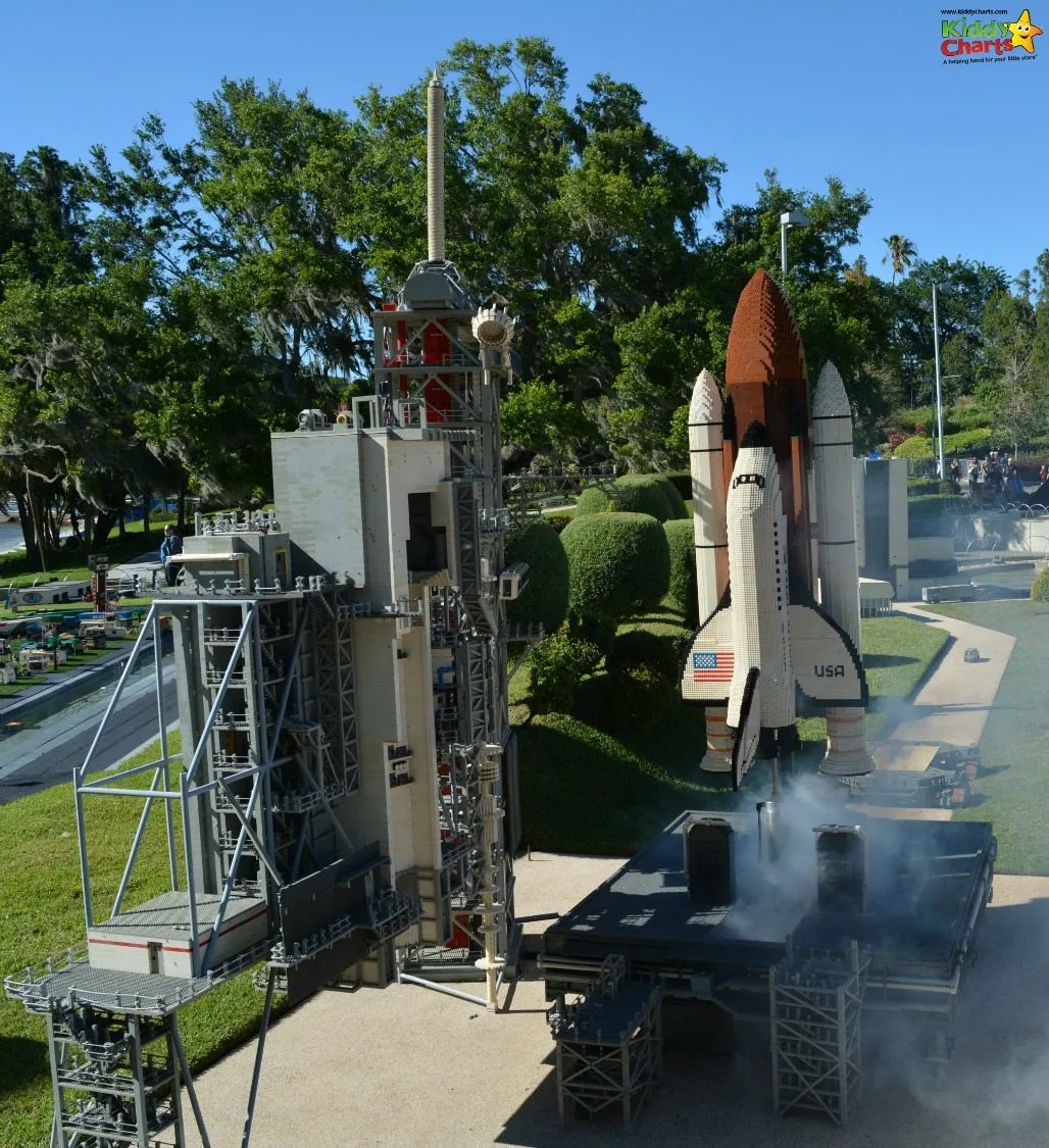 Legoland Florida even has a space shuttle that has a countdown and then it takes off - great attention to detail there!
