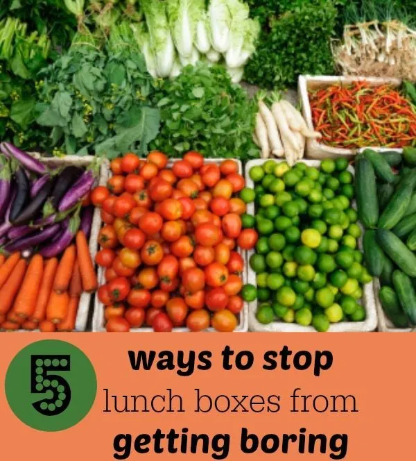 Lunch box ideas for your kids; how to stop lunches from getting boring!