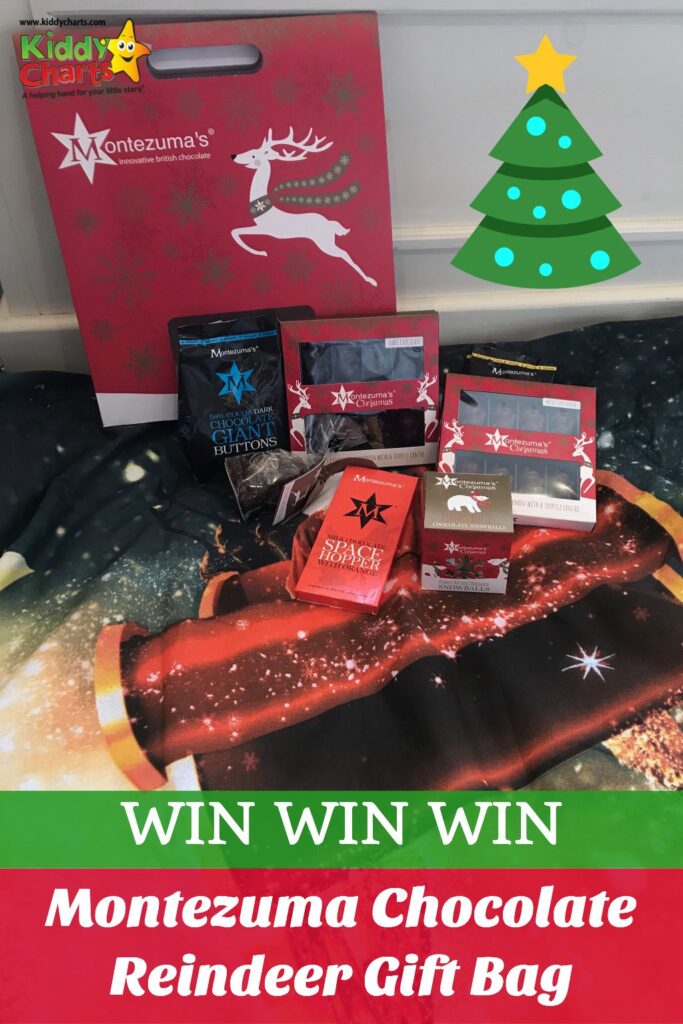 Wi a Montezuma reindeer gift bag - we know you want to! #giveaways #chocolates #Christmas