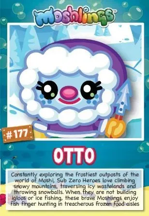 Moshi monsters series 10: Otto collectors cards