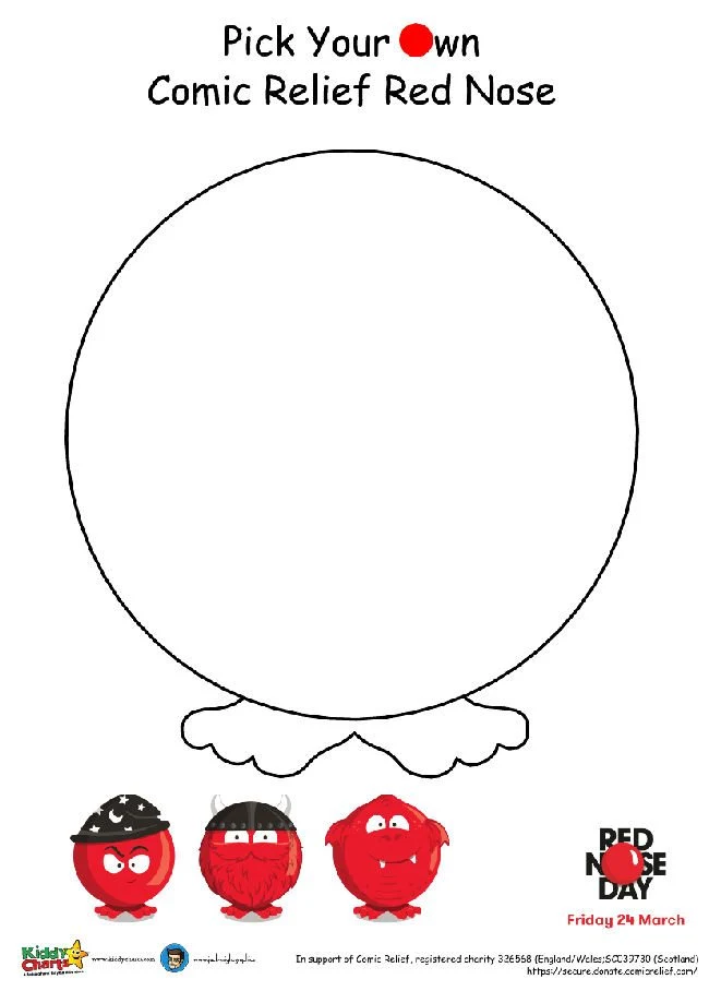Need something to do for Red Nose Day? Why not design your own Red Nose?