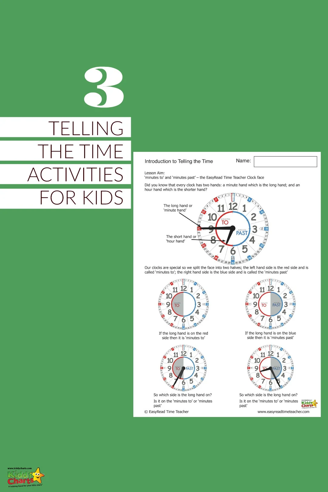 Telling the time worksheets for kids #homeschool #learning #kids #time