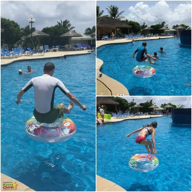 Verandah resport and spa in Antigua pool fun!