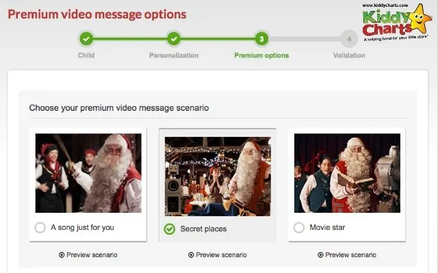Portable North Pole has clear entry for the Premium Video stories you can choose from too